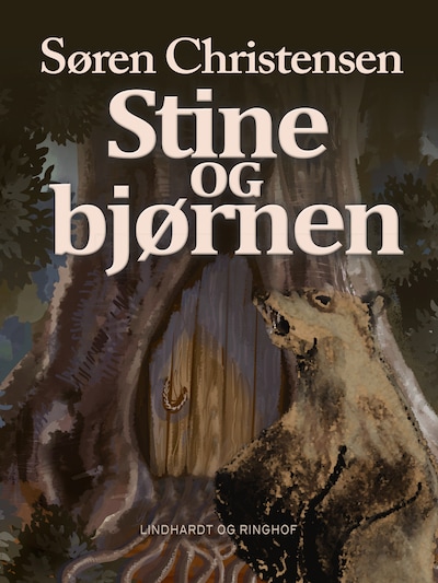 Stine og bjørnen – omslag til lydbogen af Søren Christensen