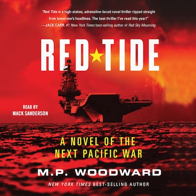 Red Tide – omslag til lydbogen af M.P. Woodward