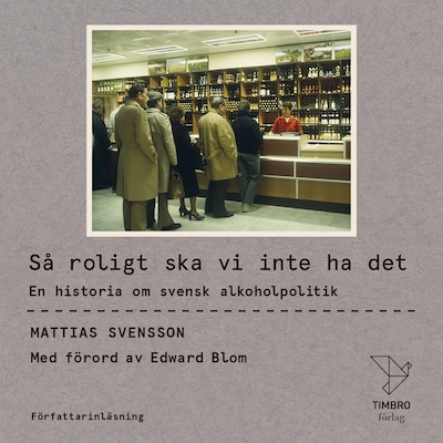 Så roligt ska vi inte ha det – omslag till ljudboken av Mattias Svensson