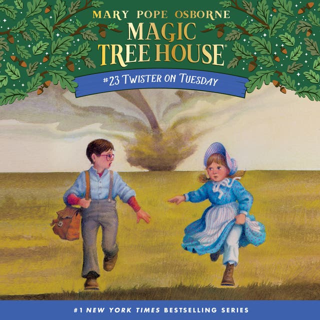 Twister on Tuesday – omslag til lydbogen af Mary Pope Osborne