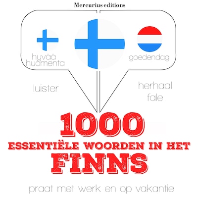 1000 essentiële woorden in het Fins – omslag van het luisterboek van JM Gardner