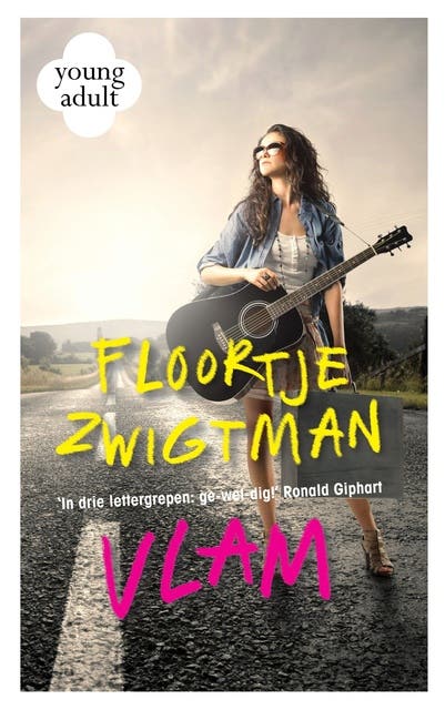 Vlam – omslag van het luisterboek van Floortje Zwigtman