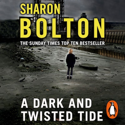 A Dark and Twisted Tide – omslag til lydbogen af Sharon Bolton