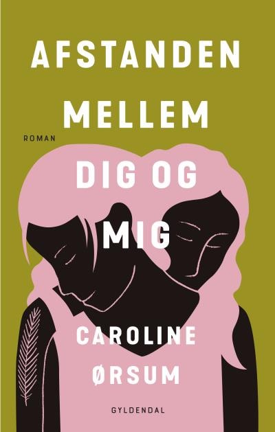 Afstanden mellem dig og mig – omslag til lydbogen af Caroline Ørsum