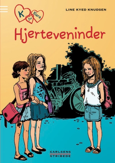 K for Klara 1: Hjerteveninder – omslag til lydbogen af Line Kyed Knudsen