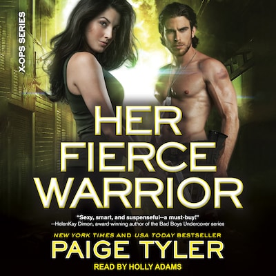 Her Fierce Warrior – omslag til lydbogen af Paige Tyler