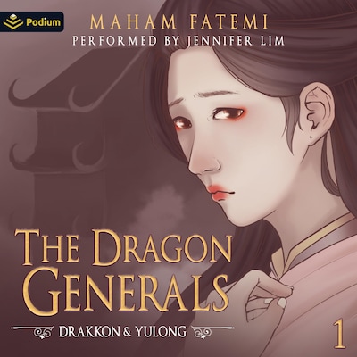 Drakkon and Yulong – omslag til lydbogen af Maham Fatemi
