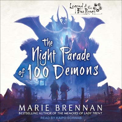 The Night Parade of 100 Demons – omslag til lydbogen af Marie Brennan