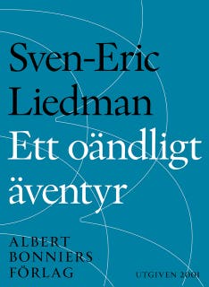 Ett oändligt äventyr – omslag till ljudboken av Sven-Eric Liedman