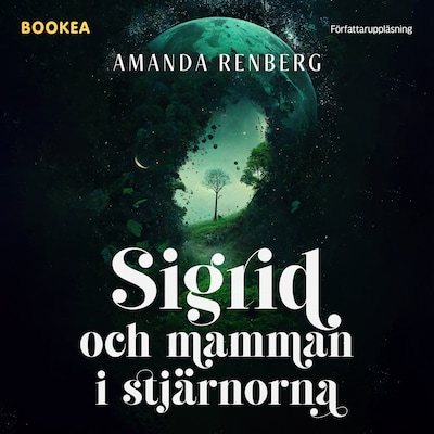 Sigrid och mamman i stjärnorna – omslag till ljudboken av Amanda Renberg