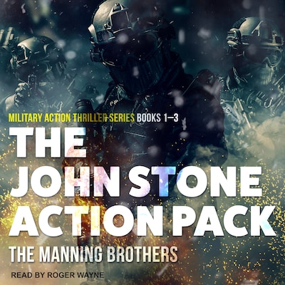 The John Stone Action Pack: Books 1-3 – omslag til lydbogen af Allen Manning, Brian Manning