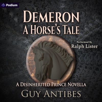 Demeron: A Horse's Tale – omslag til lydbogen af Guy Antibes
