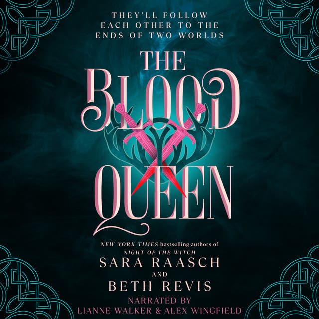 The Blood Queen – omslag til lydbogen af Sara Raasch, Beth Revis