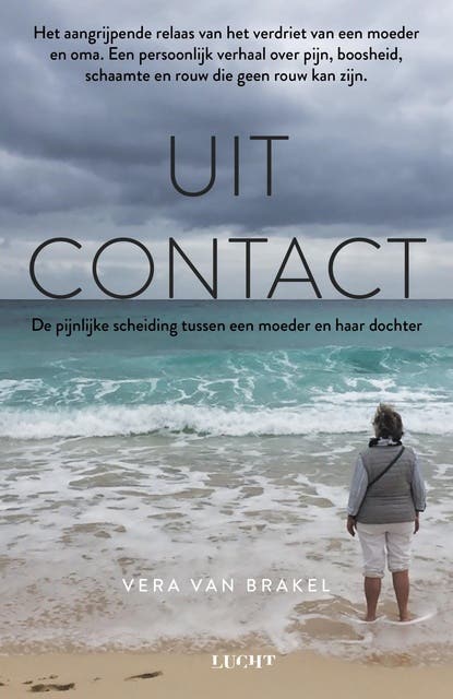 Uit contact – omslag van het luisterboek van Vera van Brakel