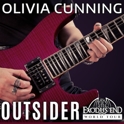 Outsider – omslag til lydbogen af Olivia Cunning