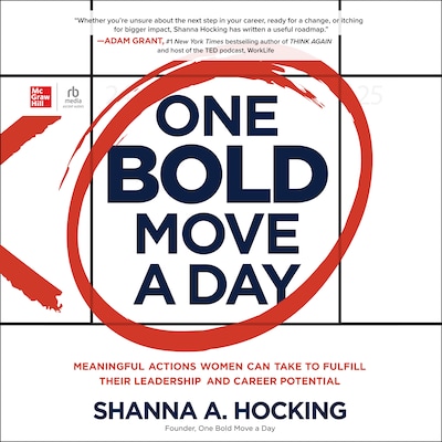 One Bold Move a Day – omslag til lydbogen af Shanna Hocking