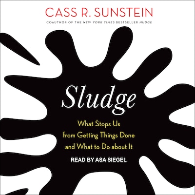 Sludge – omslag til lydbogen af Cass R. Sunstein