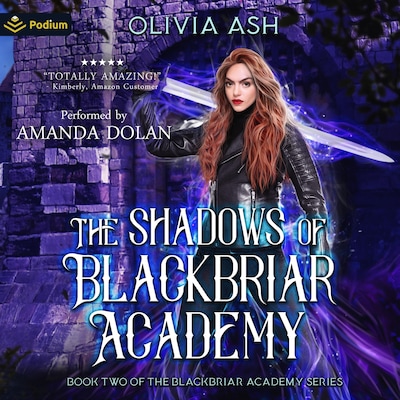 The Shadows of Blackbriar Academy – omslag til lydbogen af Olivia Ash