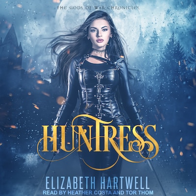 Huntress – omslag til lydbogen af Elizabeth Hartwell