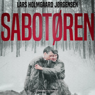 Sabotøren – omslag til lydbogen af Lars Holmgaard Jørgensen