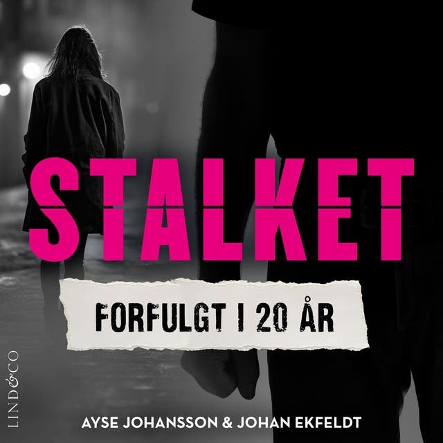 Stalket: Forfulgt i 20 år – omslag til lydbogen af Johan Ekfeldt, Ayse Johansson
