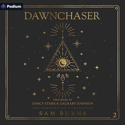 Dawnchaser – omslag til lydbogen af Sam Burns