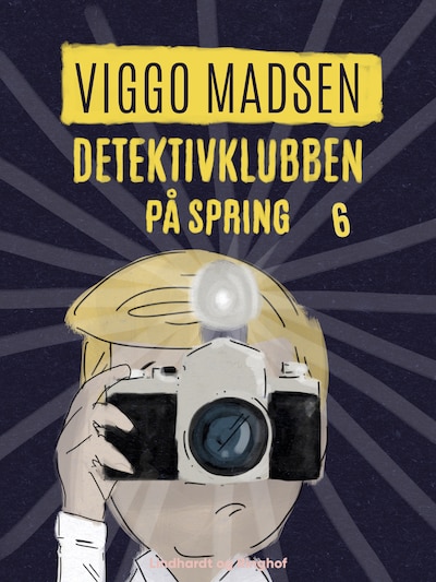Detektivklubben på spring – omslag til lydbogen af Viggo Madsen