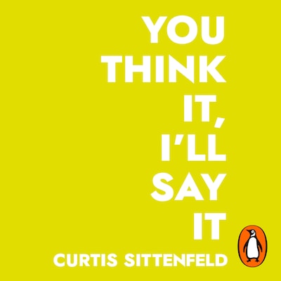 You Think It, I'll Say It – omslag til lydbogen af Curtis Sittenfeld