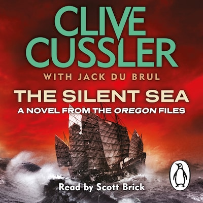 The Silent Sea – omslag til lydbogen af Clive Cussler, Jack du Brul