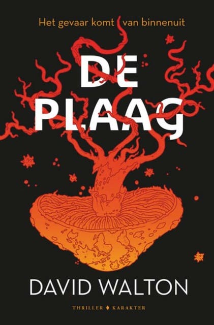De plaag: Het gevaar komt van binnenuit – omslag van het luisterboek van David Walton