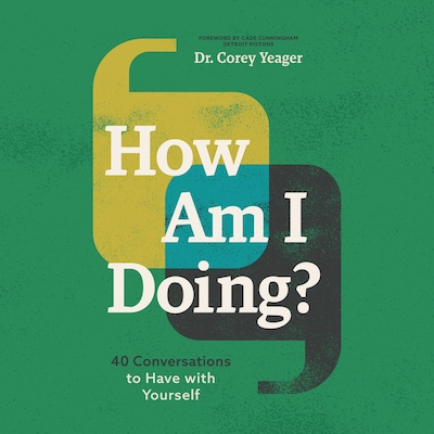 How Am I Doing? – omslag til lydbogen af Corey Yeager