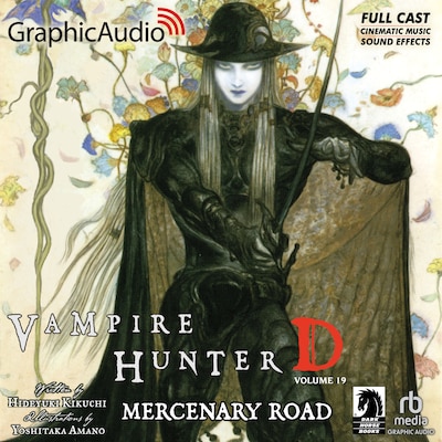 Mercenary Road [Dramatized Adaptation] – omslag til lydbogen af Hideyuki Kikuchi, Yoshitaka Amano