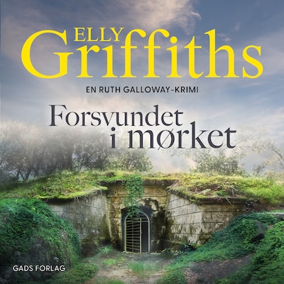 Forsvundet i mørket – omslag til lydbogen af Elly Griffiths