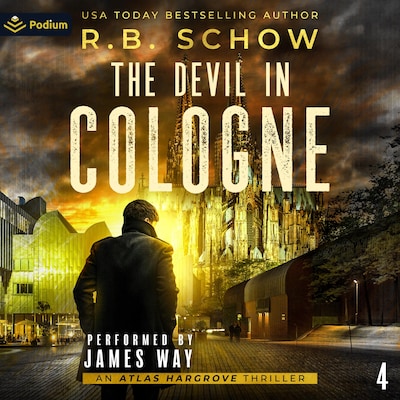 The Devil in Cologne – omslag til lydbogen af R.B. Schow