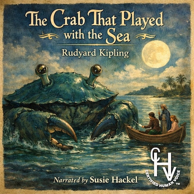 The Crab That Played With The Sea – omslag til lydbogen af Rudyard Kipling