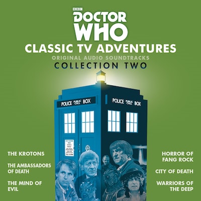 Doctor Who: Classic TV Adventures Collection Two – omslag til lydbogen af Robert Holmes, David Whitaker, Don Houghton
