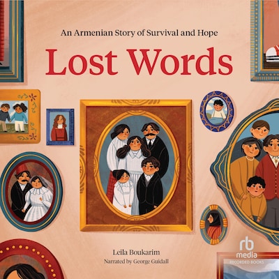 Lost Words – omslag til lydbogen af Leila Boukarim