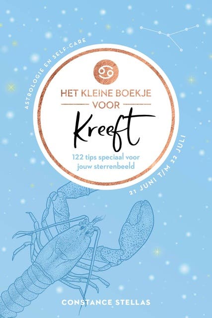Het kleine boekje voor Kreeft: 122 tips speciaal voor jouw sterrenbeeld – omslag van het luisterboek van Constance Stellas