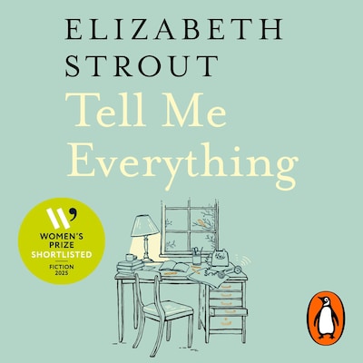 Tell Me Everything – omslag til lydbogen af Elizabeth Strout
