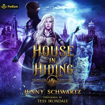 House in Hiding – omslag til lydbogen af Jenny Schwartz