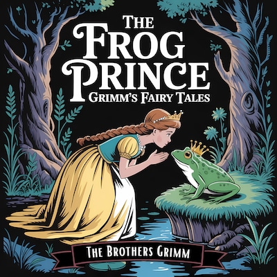 The Frog Prince (Grimm's Fairy Tales) – omslag til lydbogen af Brothers Grimm