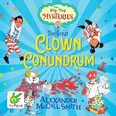 The Great Clown Conundrum – omslag til lydbogen af Alexander McCall Smith