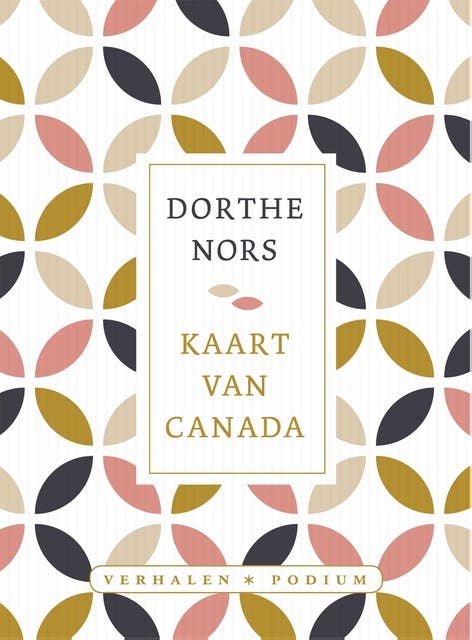 Kaart van Canada – omslag van het luisterboek van Dorthe Nors