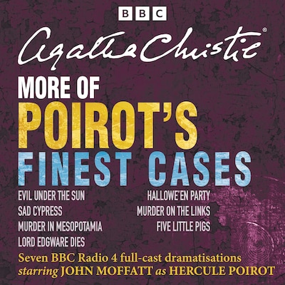 More of Poirot's Finest Cases – omslag til lydbogen af Agatha Christie