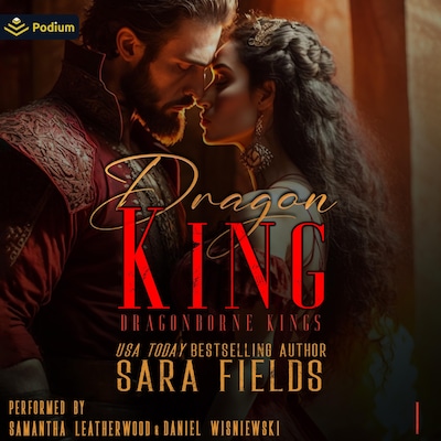 Dragon King – omslag til lydbogen af Sara Fields