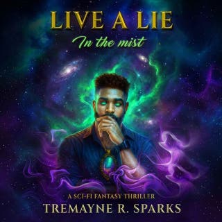 LIVE A LIE: IN THE MIST – omslag till ljudboken av TREMAYNE SPARKS