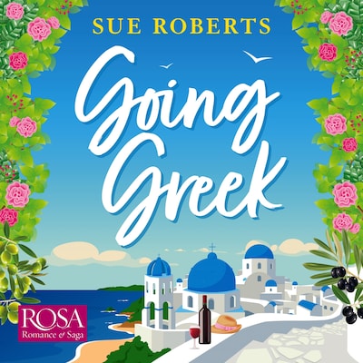 Going Greek – omslag til lydbogen af Sue Roberts
