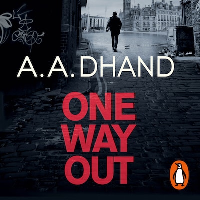 One Way Out – omslag til lydbogen af A. A. Dhand