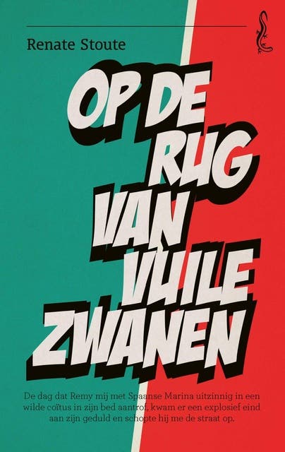 Op de rug van vuile zwanen – omslag van het luisterboek van Renate Stoute
