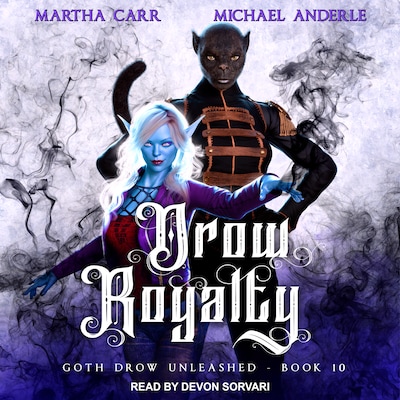 Drow Royalty – omslag til lydbogen af Martha Carr, Michael Anderle